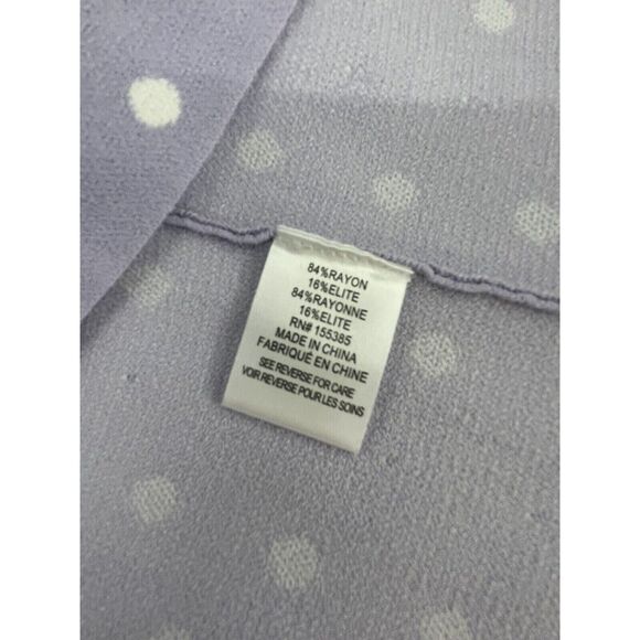 Ronny Kobo Shila Dress Womens Size S Lavender Polka Dots Mini Fit Flare Halter - Picture 9 of 11